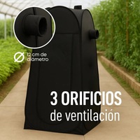 Box de culture rectangulaire 100x100x200cm pour semis, étanche, pour plantes d'intérieur, avec Mylar 600D hautement réfléchissant et isolant, modèle Walk-in