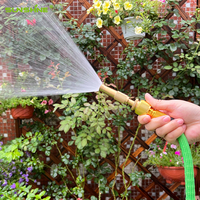Pistolet d'arrosage réglable en laiton SUNSHINE, haute pression, débit variable, pour l'irrigation de jardin, le lavage de voiture, prix usine, en métal