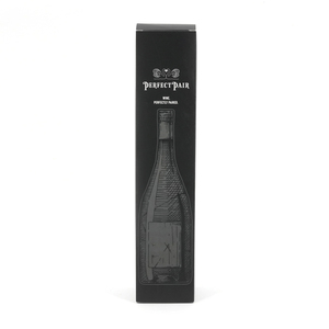 Caja de tubo de cartón rojo de lujo OEM con diseño de copo de nieve impreso para embalaje de whisky y champán - Product Image 3