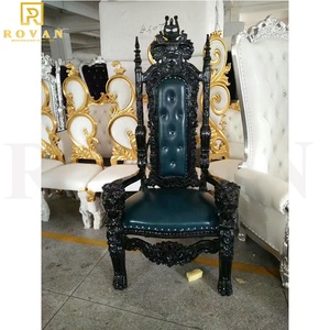 Chaise de Mariage de Luxe Dorée, Trône de Mariage de Haute Qualité pour le Roi et la Reine, Idéal pour les Événements - Product Image 3