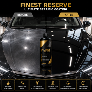 CQUARTZ FINEST RESERVE 1000ml Revêtement céramique nano haute brillance hydrophobe résistant aux produits chimiques, revêtement protecteur de peinture à haute dureté - Product Image 3