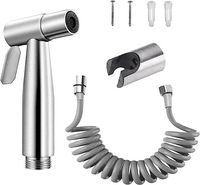 Pistolet de toilette pour femmes, 2 sorties, pulvérisateur d'eau manuel pour toilettes, jet de bidet pas cher, robinet de douche Shattaf