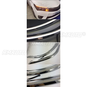 Kit de garnitures décoratives pour phares LED de voiture, bandes lumineuses, sourcils de phares, kit carrosserie pour Toyota Corolla 2014-2018, édition internationale, accessoires - Product Image 6