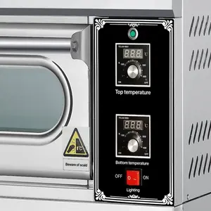 Hoge Kwaliteit Commerciële Roestvrijstalen 3 Deks Elektrische Voedsel Bakoven Roestvrij Staal Automatische Brood Pizza Warmte Oven Machine