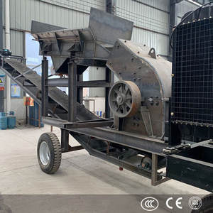 Trituradora de rocas portátil de alta eficiencia PE-200*300, trituradora móvil pequeña de carbón, vidrio, oro y mineral, con motor diésel. - Product Image 4