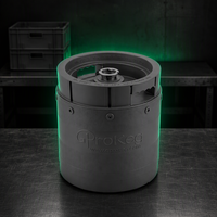 Fût à bière en plastique 20L Corny Keg Ecorekeg Premium, pression maximale 15 bars, durée de conservation 12 mois, sans CO2, kit d'outils professionnel pour la brasserie artisanale