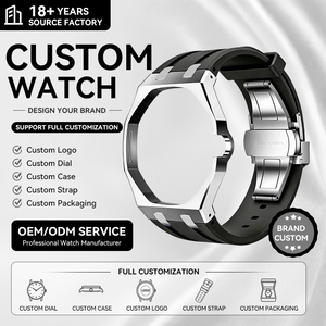 Correa de <span class=keywords><strong>Reloj</strong></span> de Silicona Octagonal Royal O, Caja de <span class=keywords><strong>Reloj</strong></span> de Acero Inoxidable, Apta para Relojes AP X <span class=keywords><strong>Swatch</strong></span> Royal Pop - Product Image 2