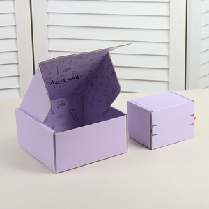 Custom Brand Logo Packaging Carton <b>Boxes</b> Cajas Corrugated Mailer Clothing Pink <b>Shipping</b> <b>Boxes</b> for Small Business - Product Image 3
