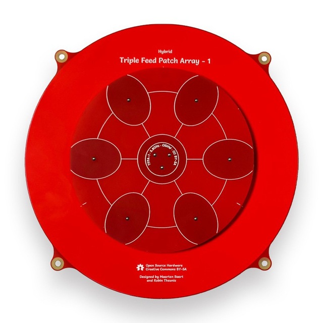 Triple Feed Patch Array Antenna High Gain Remote FPV 5.8G Video Transmission 150-200mm Telemetry Surveying Pagoda Model Hybrid