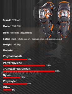 Genouillères de <span class=keywords><strong>moto</strong></span> de haute qualité, protections de genoux tout-terrain pour motocross, équipement de protection, coudières et genouillères de <span class=keywords><strong>moto</strong></span> portables, quatre saisons - Product Image 3