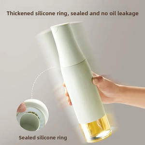 ขวดน้ำมันมะกอกซิลิโคนพร้อมแปรงสำหรับทำบาร์บีคิว ขวดจ่ายน้ำมันมะกอกสำหรับทำอาหาร อบขนม และปิ้งย่าง อุปกรณ์ครัว - Product Image 6