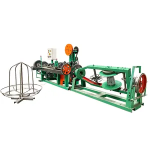 Best price Manufacturer Full Automatic Positive Negative Double Strand Twisted Barbed Wire Making Machine