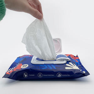 Échantillon gratuit de lingettes humides sensibles biologiques pour bébé, lingettes désinfectantes jetables non parfumées pour enfants - Product Image 4