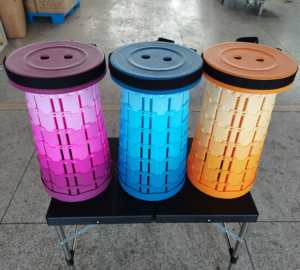Tabouret télescopique en plastique amélioré, pliable et portable, pour pique-nique, pêche, randonnée et voyages - Product Image 5