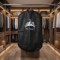 Sacs de rangement pour costumes de voyage personnalisés en non-tissé avec fermeture éclair pour la vente en gros