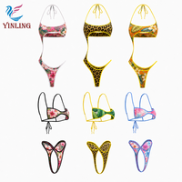 Nouvelle Collection Été : Ensemble Bikini Luxueux et Sexy à Armatures Push-up, Maillot de Bain Taille Haute Uni en Tissu Nylon Personnalisé pour Femme