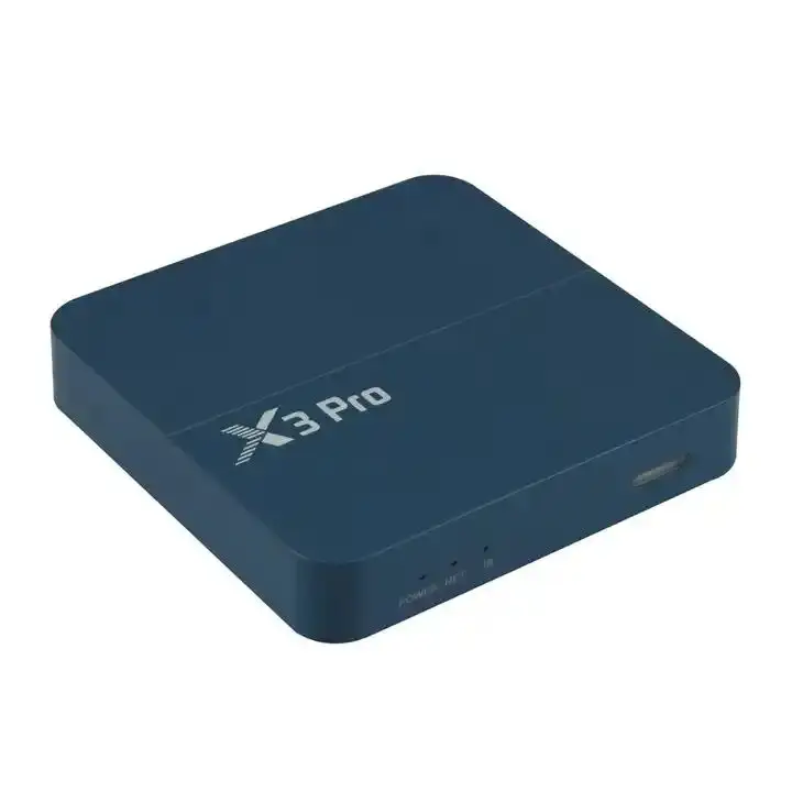 OEM fabrika X3 Pro Amlogic S905X3 Android 9 akıllı TV kutusu medya oynatıcı Set Top Box 2.4G 5G Wifi Wifi 4K 1000M 2G 16G 4G 32G 64G