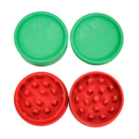 Qianxun 2025 – Nouveau Broyeur à Tabac Biodégradable en Plastique Écologique, 55 mm, 2 Pièces, Personnalisable, Vente en Gros