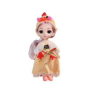 Porte-clés pendentif en plastique pour femme, motif dessin animé, mignon, tendance, exquis, jouet <span class=keywords><strong>princesse</strong></span> à habiller - Product Image 5