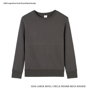 Pull en batik uni à col rond pour hommes et femmes, ample et décontracté, avec logo personnalisable. - Product Image 4