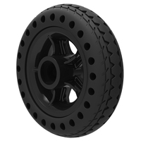 Nedong Ventes Flash : Pneus TPE 6x1.8 à structure alvéolaire, ne crevent jamais, noirs, pour tondeuse robot Gardena