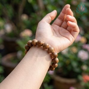 Nouveauté Bracelets en bois d'agar ODM, forme ronde, design minimaliste, AL-T10-0003, unisexe, de la marque My Aga Vietnam - Product Image 4