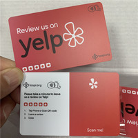 Toque y comparta NFC inteligente sin contacto Revise con nosotros en la tarjeta Trip Advisor Código QR Tripadvisor NFC Tarjeta de revisión QR
