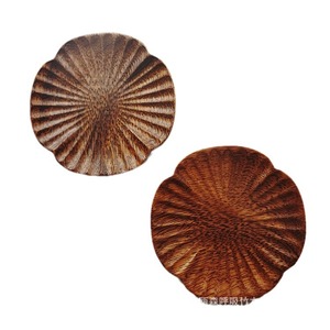 Walnut Wood Coaster Irregular Shape Heat Resistant Kung Fu <b>Tea</b> Tray For Afternoon <b>Tea</b> Solid Color <b>Tea</b> <b>Set</b> Accessory - Product Image 4