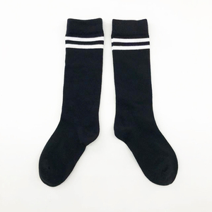 Uniforme scolaire japonais unisexe pour filles et garçons, chaussettes tricotées à rayures en coton noir et blanc, sous-vêtements - Product Image 1