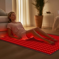 Vente en gros de tapis de luminothérapie pour tout le corps, lumière rouge 660nm 850nm, couverture de luminothérapie infrarouge pour usage domestique