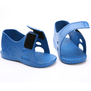 Chaussure en plâtre Eva pour la récupération d'une fracture du pied, talon plat, bleue, imperméable, pour la marche après application du plâtre - Product Image 2