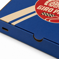 Cajas de Embalaje para Pizza de Alta Calidad, Impresión Personalizada de Fábrica, Caja de Pizza al por Mayor