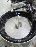 Tuyau de chauffage industriel en PTFE sur mesure pour distributeur de colle thermofusible et robot de revêtement