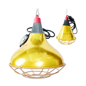 Lampada a Infrarossi per Allevamento Bestiame e Pollame, Argento/Rosso, 100W-275W, 220V, Impermeabile, in Vetro, Attrezzatura per Zootecnia e Allevamento Avicolo - Product Image 3