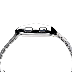 Montre numérique électronique rétro matricielle assortie <span class=keywords><strong>des</strong></span> années 1980 double écran LCD en acier inoxydable Design futuriste OEM ODM Montre - Product Image 5