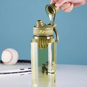 Botellas portátiles para deportes al aire libre, hervidores <span class=keywords><strong>de</strong></span> agua <span class=keywords><strong>de</strong></span> plástico transparente para Fitness, Infusor <span class=keywords><strong>de</strong></span> té, filtro, marca <span class=keywords><strong>de</strong></span> capacidad, vasos promocionales - Product Image 5