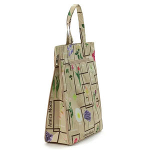 Grand sac à main en Polyester pour femmes, sac à main cadeau à la mode, sac de shopping à motif de fleurs brodées - Product Image 5