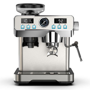 52 мм, портативная, ЖК-двойная котел, Профессиональная Кофемашина, самоочищающющаяся цифровая Эспрессо-машина с кофемолкой - Product Image 4