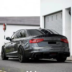 Alerón Trasero de Fibra de Carbono de Alta Calidad Estilo HK para Audi A4 B8.5 Sedán de 4 Puertas 2013-2016, Decoración para la Caja Trasera del Techo - Product Image 2