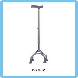 Ky932 Four Legged <b>Cane</b> Aluminum Alloy Telescopic Height Adjustable Walking Aid For Elderly Support - Product Image 1