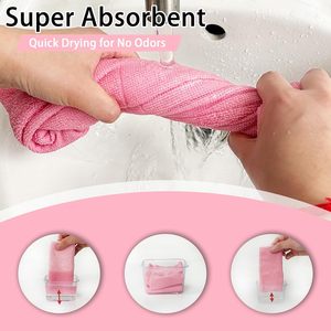 Rouleau de serviettes en microfibre réutilisables personnalisées pour usage commercial, fourniture en gros OEM, hôtel et restaurant, chiffon de nettoyage lavable pour cuisine - Product Image 5