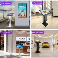 Nuevo Kiosco con Pantalla Táctil de 21.5/24/27/32 Pulgadas, Estructura de Hierro, 2 Años de Garantía, Android 11.0, Autoservicio, Animación