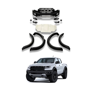 Auto voiture pare-chocs avant Grille large visage lifting Conversion Kit carrosserie pour <span class=keywords><strong>Ford</strong></span> <span class=keywords><strong>Ranger</strong></span> T7 <span class=keywords><strong>T8</strong></span> mise à niveau vers Raptor 2016-2019 - Product Image 3