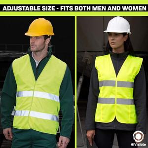 Chaleco DE SEGURIDAD PÚBLICA Sheriff (no relacionado) El chaleco HI VI cumple con los estándares ANSI Chaleco de neón transpirable de 2 clases para exteriores - Product Image 4
