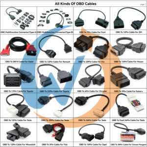 Chất lượng cao kết nối tương thích cho Benz 38pin OBD2 OBDII chẩn đoán Adapter nối cáp - Product Image 5