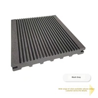 Terrasse en WPC moderne et écologique pour l'extérieur - Revêtement de sol solide, antidérapant, imperméable et emboîtable pour jardin, balcon et terrasse