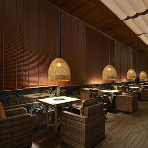 โคมไฟระย้าหวายสไตล์ Wabi-Sabi ทันสมัยสไตล์ญี่ปุ่นย้อนยุคห้องรับประทานอาหารห้องนั่งเล่นห้องนอนทอจากห้องชาโคมไฟระย้า - Product Image 4