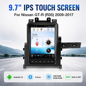 Autoradio Android 13 de style Tesla 9,7 pouces pour Nissan GT-<span class=keywords><strong>R</strong></span> R35 2009-2017 Lecteur multimédia de voiture <span class=keywords><strong>Carplay</strong></span> sans fil 4G - Product Image 1
