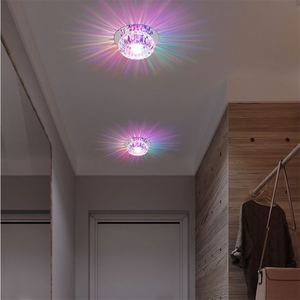 Elegant RGB Crystal Led Recessed Spotlight Downlight for <strong>Hotek</strong> Bedroom Kids Room Decoration - Product Image 1
