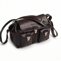 Sac messager OEM personnalisé 2026 en cuir de vachette tanné végétal pour femme, sac à bandoulière vintage en cuir véritable pour motardes